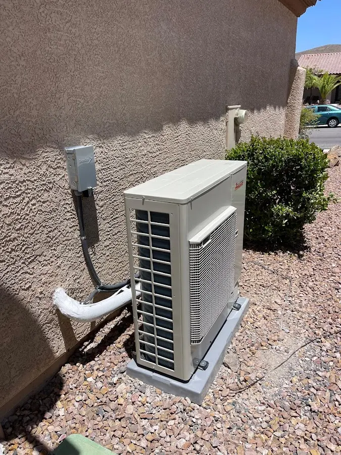 Residential air conditioning condenser unit in San Clemente